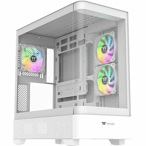 Thermaltake CA-11G-00M6WN-00 Computer Cases Thermaltake View 290 Tg Argb Mid Tower Chassis - Mid-tower - Snow - Tempered Glass, Spcc - 4 X Bay - Ca11g00m6wn00 840480300081