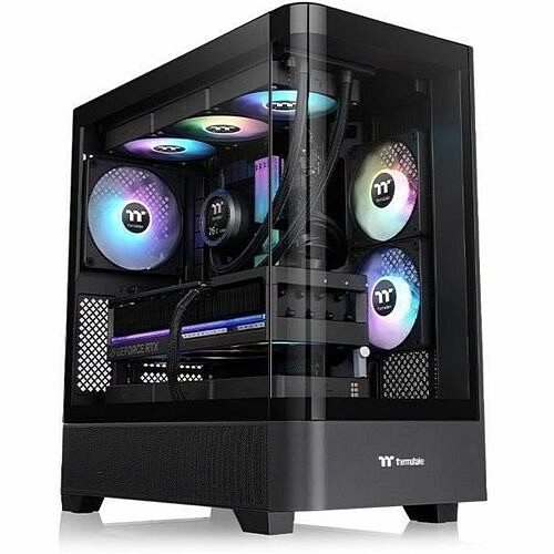 Thermaltake CA-11G-00M1WN-00 Computer Cases Thermaltake View 290 Tg Argb Mid Tower Chassis - Mid-tower - Black - Tempered Glass, Spcc - 4 X Bay  Ca11g00m1wn00 840480300074