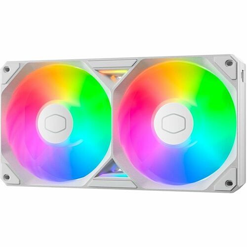 Cooler Master MFX-B2DW-25DP2-R1 Processor/Case Fans Cooler Master Sickleflow Edge 240 Argb White Edition - 1 Pack - 4.72" Maximum Fan Diameter - 2 X Fan Mfxb2dw25dp2r1 884102127434