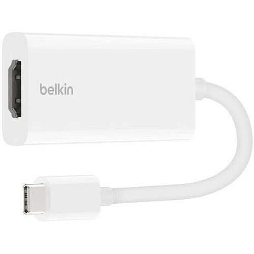 Belkin F2CU038DSWHTAPL Connector Adapters Belkin Usb-c To Hdmi Adapter (supports Dolby Vision) - 1 × Hdmi Digital Audio/video - Female - 1 × U 745883719051