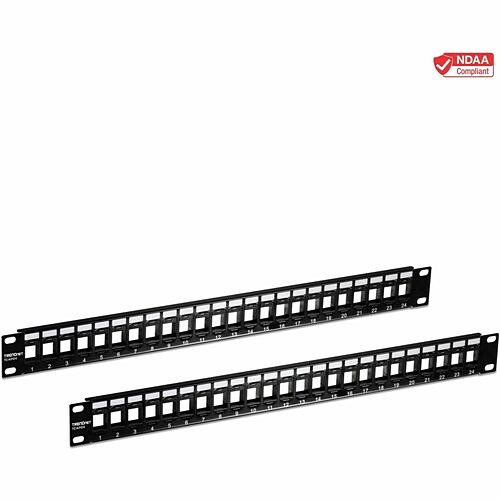 Trendnet TC-KP24/2 Patch Panels Trendnet 24-port Blank Keystone 1u Patch Panels, Tc-kp24/2, 1u 19" Metal Rackmount Housing, Recommen Tckp242 710931401752