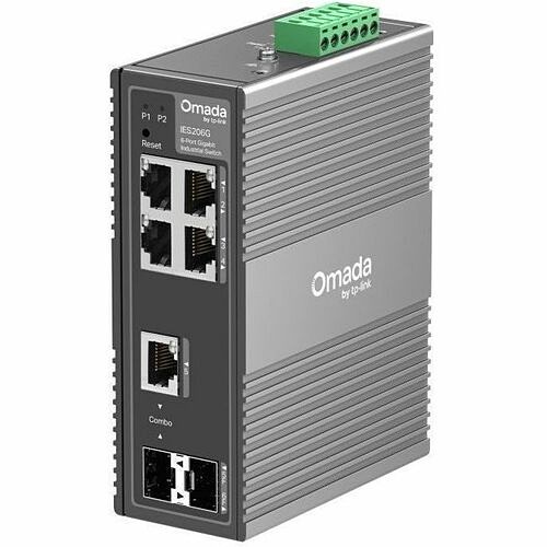 Tp Link IES206G Switches & Bridges Omada 6-port Gigabit Industrial Easy Managed Switch - 5 Ports - Manageable - Gigabit Ethernet - 10/1 840460600934