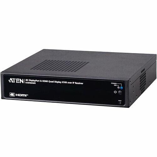 Aten KE8980MR KVM Switchboxes Aten 4k Quad-display Kvm Over Ip Multi-view Receiver - 4 Computer(s) - 4k - 4096 X 2160 - 2 X Networ 672792016714