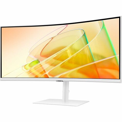 Samsung LS34C654TANXGO Monitors Samsung Viewfinity S6 S34c654tan 34" Class Uw-qhd Curved Screen Lcd Monitor - 21:9 - Warm White - 34 
