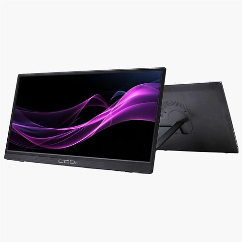 Codi MO156-KS Monitors Codi 15.6" Portable Full Hd Monitor With Kickstand And Power Delivery - Boost Productivity Anywhere Wi Mo156ks 633886017581