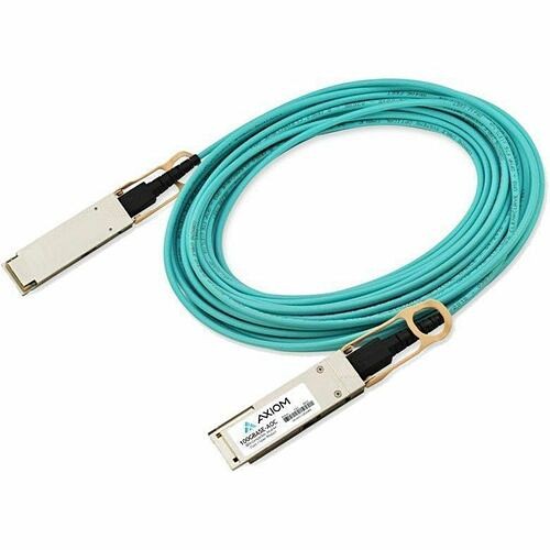 Axiom Memory MFS1S50-H020V-AX Cables Axiom 200gbase-aoc To 2 100gbase-aoc Qsfp56 Active Optical Cable 20m Mellanox - 65.62 Ft Fiber Optic Mfs1s50h020vax 198105028927
