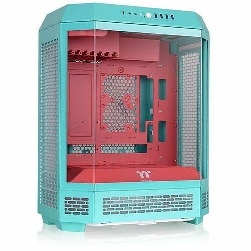 Thermaltake CA-1Z1-00MLWN-00 Computer Cases Thermaltake The Tower 600 Mint Strawberry Mid Tower Chassis - Mid-tower - Mint Strawberry - Tempered Ca1z100mlwn00 841163099827