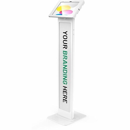 Maclocks 140W209APXW Miscellaneous Kits Ipad 10th-11th (a16) Gen, Apex Enclosure Brandable Floor Stand White - Ipad 10th-11th (a16) Gen, Ape 810157344601