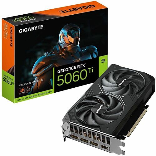 Gigabyte GV-N506TWF2MAX OC-8GD Graphic Cards Gigabyte Nvidia Geforce Rtx 5060 Ti Graphic Card - 8 Gb Gddr7 - 7680 X 4320 - 2.59 Ghz Core - 128 Bi Gvn506twf2maxoc8gd 889523052358