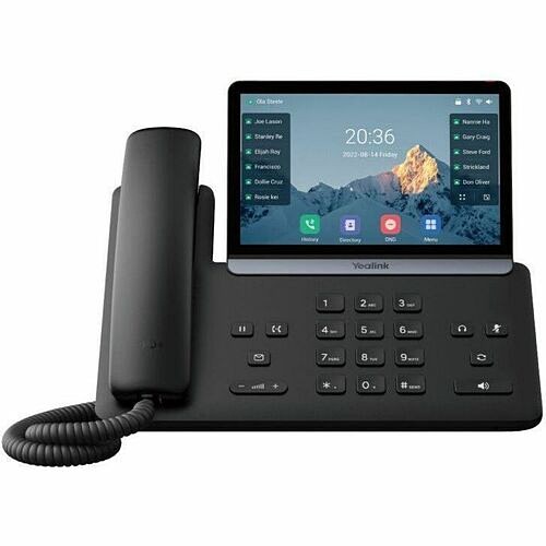 Yealink 1301227 IP Phones Yealink Sip-t87w Ip Phone - Corded - Corded/cordless - Wi-fi, Bluetooth, Dect - Wall Mountable, Desk 841885126825