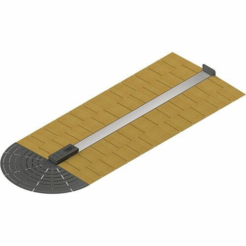 Middle Atlantic XPU6K Cable Management Connectrac 6ft Express Under Carpet Extender Kit - Taa Compliant - Cable Management Kit - Silver - 7 810056053062