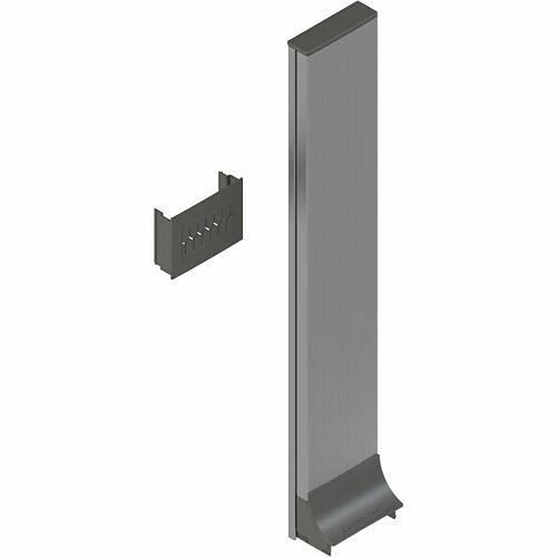 Middle Atlantic XPWT2-SV Cable Management Connectrac Express Under Carpet 2ft Walltrac - Wall Channel Kit - Silver - 24" Length (xpwt2-sv) Xpwt2sv 