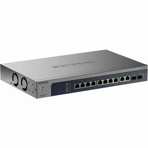 Netgear XS512EM-200NAS Switches & Bridges Netgear Business Xs512emv2 Ethernet Switch - 10 Ports - Manageable - Gigabit Ethernet, 2.5 Gigabit E Xs512em200nas 606449174335