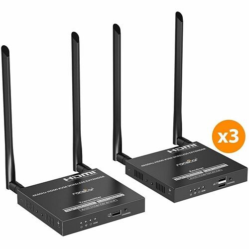 Rocstor Y10G024-B1 KVM Consoles/Extenders Rocstor Truereach Tr24 Kvm Extender Transmitter/receiver - 66 Ft Range - 4k Uhd - 4096 X 2160 Maximu Y10g024b1 