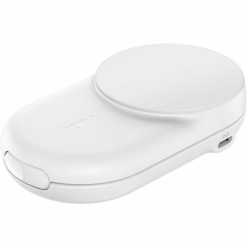 Belkin WIZ039TTWH Chargers Belkin Ultracharge 2-in-1 Foldable Magnetic Charger With Qi2 25w - For Qi2-enabled Device, Iphone, A 745883922062