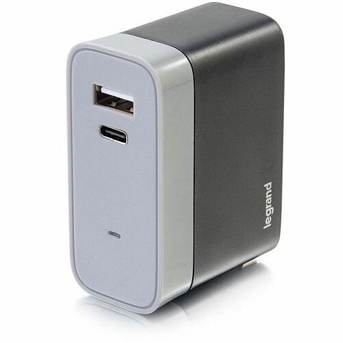 C2g CG20280 Power Adapters C2g 2-port Usb-c + Usb-a Wall Charger, 5.4a Max Output - 0.07" Cable - 120 V Ac, 230 V Ac, 264 V Ac  