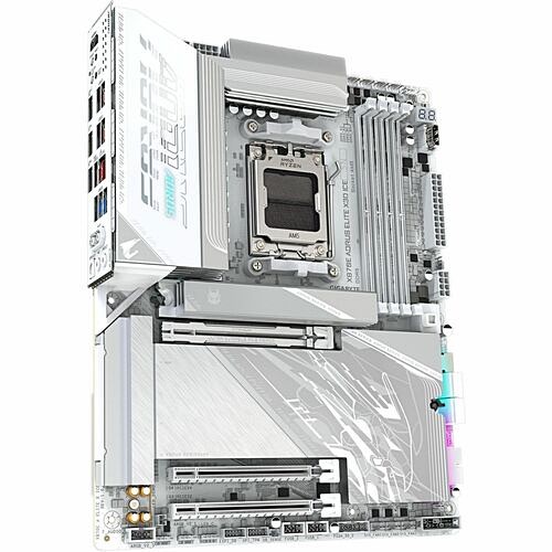 Gigabyte X870E AORUS ELITE X3D ICE Motherboards Aorus Ultra Durable X870e A Elite X Ice Gaming Desktop Motherboard - Amd X870e Chipset - Socket Am5  X870eaoruselitex3dice 889523053201