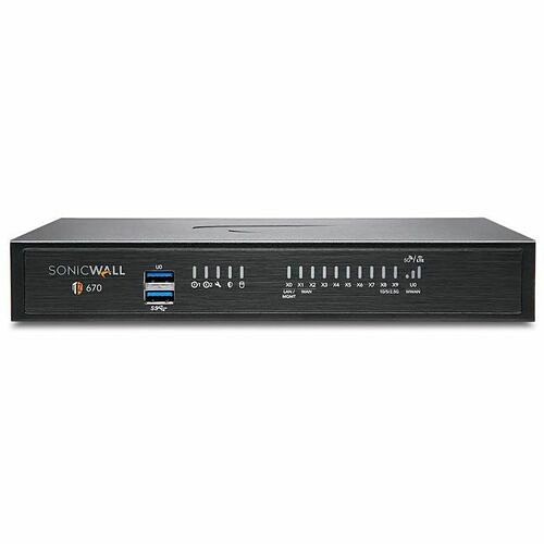 Sonicwall 03-SSC-8145 Network Security & Firewalls Sonicwall Tz670 Network Security/firewall Appliance - Intrusion Prevention - 8 Port - Gigabit Ethern 03ssc8145 758479381457