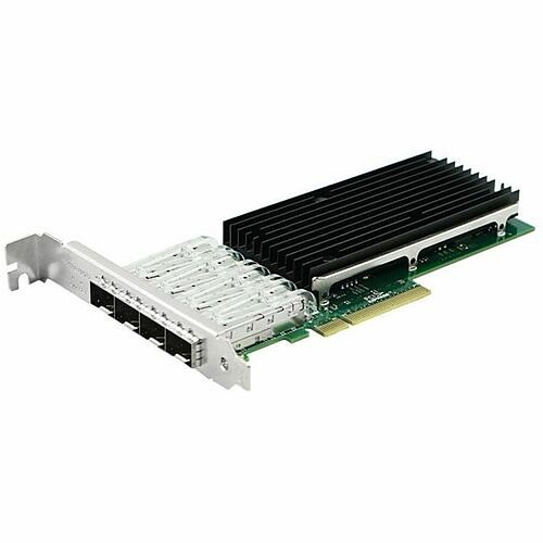 Axiom Memory AXG98797 Network Cards Axiom 10gbs Quad Port Sfp Pcie 3.0 X8 Nic Card - 10gbs Quad Port Sfp+ Pcie 3.0 X8 Nic Card - Taa Com 198105031330