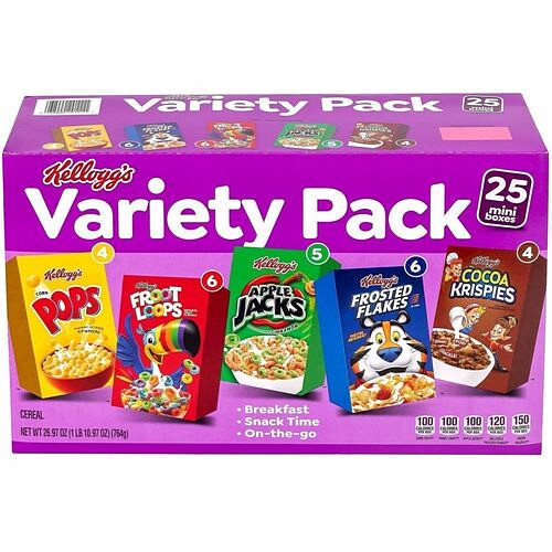 Green Rabbit 0038000291111 Snacks Cereal Variety Pack GRR22002287 00038000291111