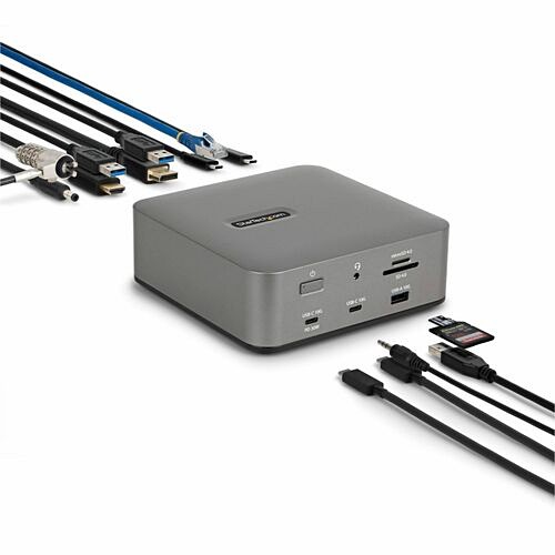 Startech 215N-TB5USB4DOCK Docking Stations Startech.com Thunderbolt 5 Docking Station, Dp/hdmi, Triple Monitor Dock Up To 4k 144hz Or Dual 8k 6 215ntb5usb4dock 065030923101