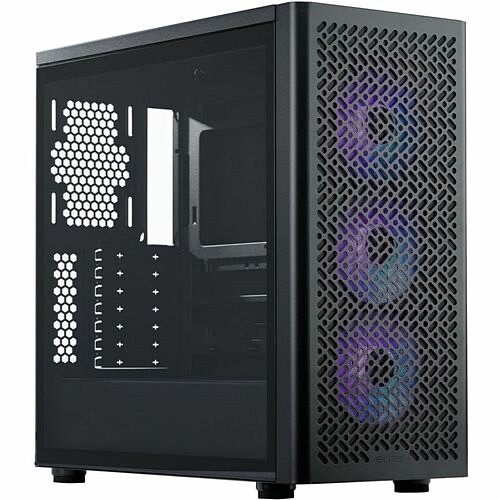 Cooler Master E502-KGNN-SAZ Computer Cases Cooler Master Effortless Efficiency Elite 502 - Mid-tower - Black - Steel, Tempered Glass, Mesh - 4  E502kgnnsaz 884102131851