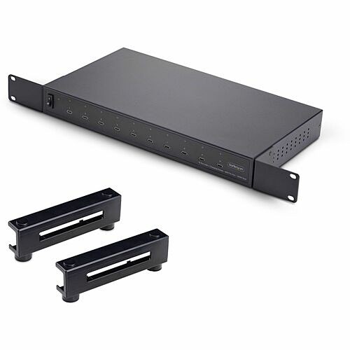 Startech 10N-CHARGING-STATION Power Adapters Startech.com 10-port Usb-c Charging Hub, 60w Per Port, 350w Total Power, Multiport Charger Block / S 10nchargingstation 065030923071