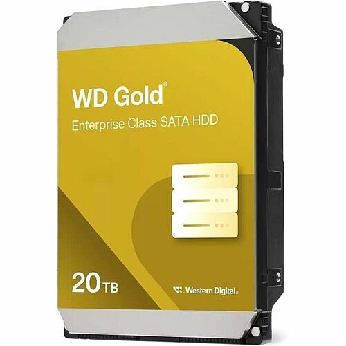 Western Digital WD203KRYZ-20PK Hard Drives Western Digital Gold 20 Tb Hard Drive - 3.5" Internal - Sata - 20 Pack (wd203kryz-20pk) Wd203kryz20pk 