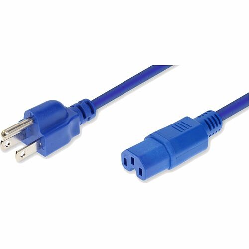 Addon ADD-N5152C15C14G8FBE Power Cords Addon Standard Power Cord - 14 Gauge - 125 V / 15 A - Blue - 8 Ft Cord Length - Nema 5-15p / Iec 603 Addn5152c15c14g8fbe 199278100762