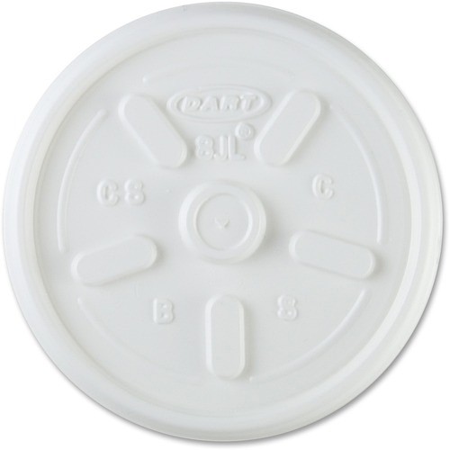 Dart 8JL Wastebaskets Lids Lids For Foam Cups And Containers DCC8JL 041594200124