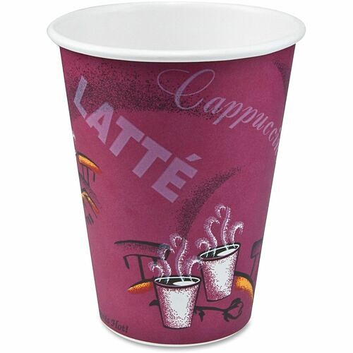 Solo Cup 412SIN0041 Cups & Mugs Bistro Disposable Paper Cups SCC412SIN 041165922851