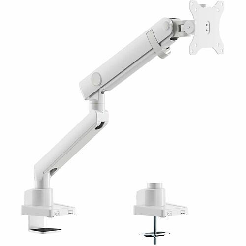 Amer Networks HYDRA1B-W Mounting Kits Amer Mounts Hydra1b-w (v2) Mounting Arm For Monitor, Flat Panel Display, Curved Screen Display - Whi Hydra1bw 650177703589
