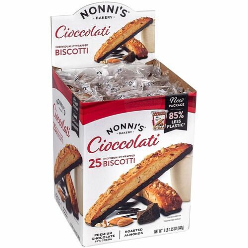 Green Rabbit 23808 Snacks Nonni's Biscotti Cioccolati Cookies GRR20900322 