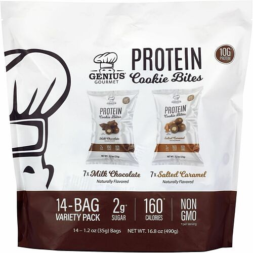 Green Rabbit 850027900902 Uncategorized Genius Gourmet's Protein Cookie Bites GRR22002521 00850027900902