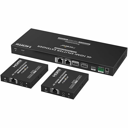 Rocstor Y10G026-B1 Signal Splitters/Amplifiers Rocstor Truereach Tr15 Signal Splitter/amplifier - 3840 X 2160 - 393.70 Ft Maximum Operating Distanc Y10g026b1 810136922905