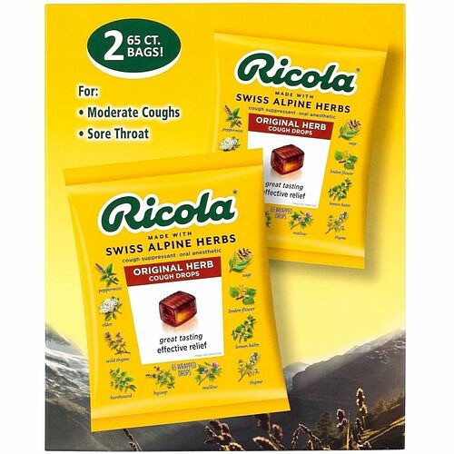 Green Rabbit 036602833968 Drugs Ricola Original Herb Cough Drops GRR22002532 00366028339684