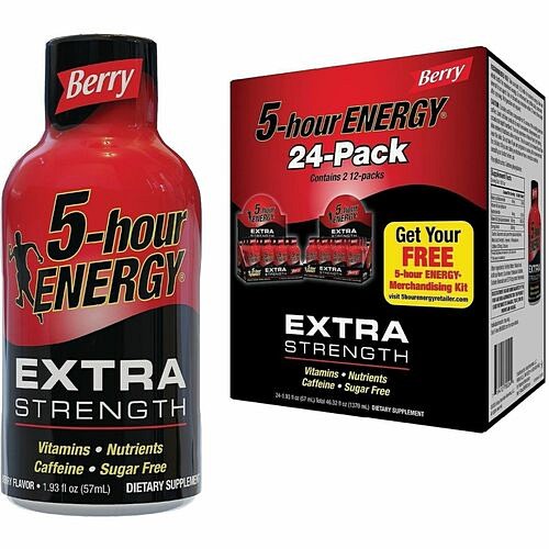 Green Rabbit 70024 Beverages 5 Hour Energy Extra-strength Berry GRR22000631 