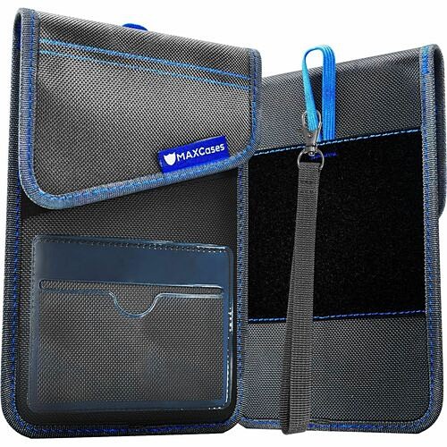 Maxcases MCPPGRY Carrying Cases Maxcases Shieldbloc Rugged Carrying Case (pouch) Apple Iphone Smartphone - Gray - Rfid Resistant, Sp 850072784298