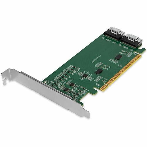 Icy Dock MB308A Hard Drive Adapters Exlink Mb308a Pcie 4.0 X16 Nvmeint - Adapter Card With 2 X Slimsas 8i (s 884826509226