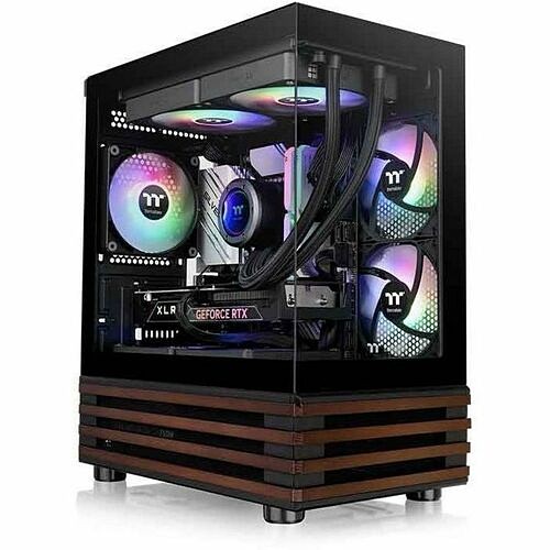 Thermaltake CA-1Z4-00M1WN-WS Computer Cases Thermaltake View 170 Ws Argb Micro Chassis - Black - Tempered Glass, Spcc - 3 X Bay - 3 × 120mm Fan( Ca1z400m1wnws 840480305628
