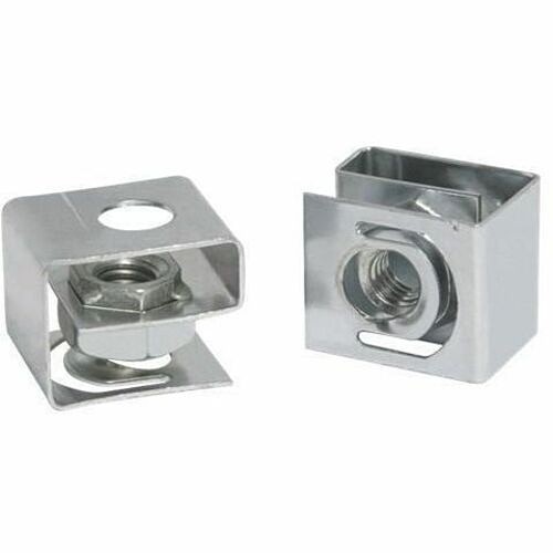 Atlas Sound HK-40CN Fasteners Atlasied 40 Count #10-32 Clip-on Cage Nuts - Cage Nut - Silver - 40 Piece (hk-40cn) Hk40cn 