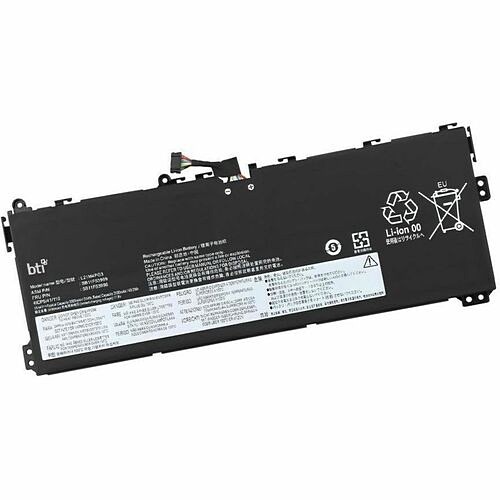 Battery Technology 5B11F53996-BTI Batteries Bti 5b11f53996-bti 4-cell 15.44v Li-ion Notebook Battery For Lenovo 13w Yoga, 13w Yoga 82s1, 13w Yog 5b11f53996bti 886734900669