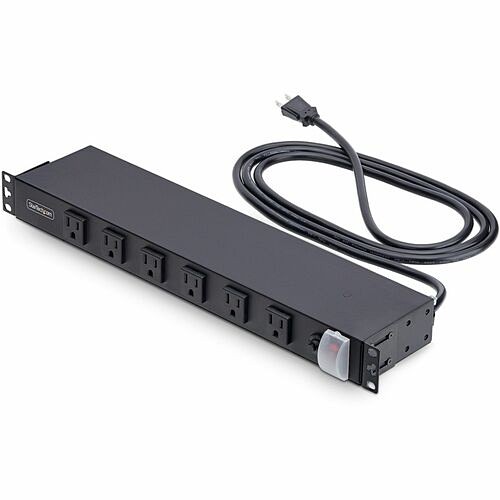 Startech 1215B8H-RACK-PDU-RA PDUs Startech.com 12-outlet Rackmount Pdu, 1u Server Power Strip, Wide-spaced Right-angle Ports, Mounted  1215b8hrackpdura 065030920940