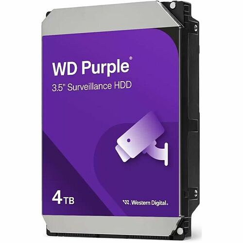 Western Digital WD44PURZ-20PK Hard Drives Wd Purple Wd44purz 4 Tb Hard Drive - 3.5" Internal - Sata - Conventional Magnetic Recording (cmr) Me Wd44purz20pk 0718037905778