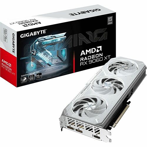 Gigabyte GV-R906XGAMINGOCICE-16GD Graphic Cards Gigabyte Amd Radeon Rx 9060 Xt Graphic Card - 16 Gb Gddr6 - 7680 X 4320 - 2.78 Ghz Game Clock - 3.32 Gvr906xgamingocice16gd 889523055335
