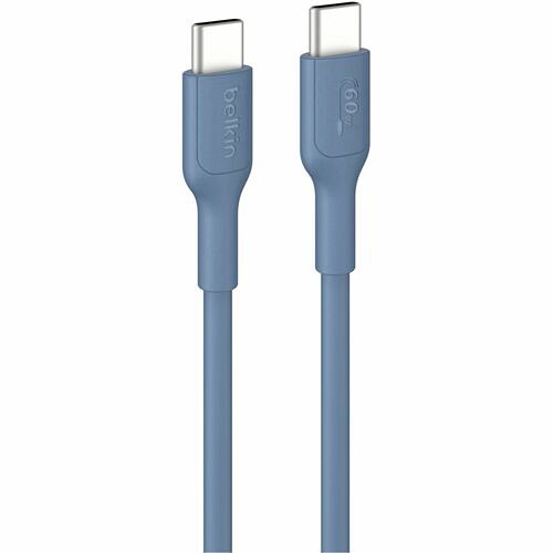 Belkin CAB023FQ2MBL Cables Belkin Usb-c To Usb-c Cable 60w, 6.6ft/2m, Blue - 6.56 Ft Usb-c Data Transfer Cable For Iphone, Airp 745883915477