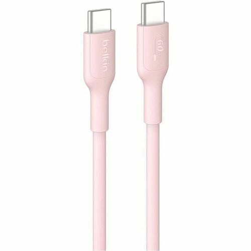 Belkin CAB023FQ1MPK Cables Belkin Boostcharge Usb-c To Usb-c Cable 60w, 3.3ft/1m, Pink - 3.28 Ft Usb-c Data Transfer Cable For  745883915422