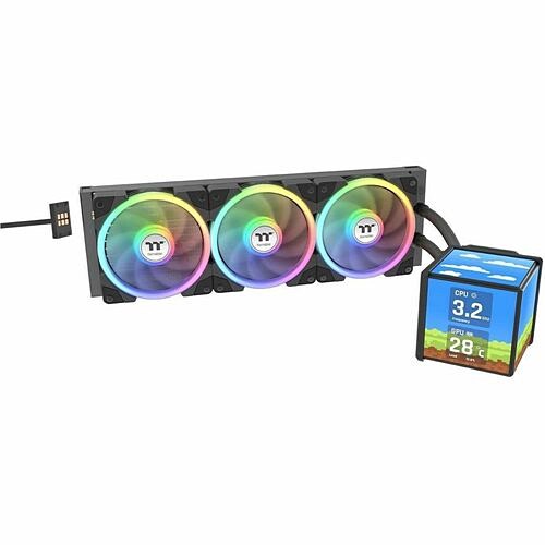 Thermaltake CL-W481-PL12SW-A Processor/Case Fans Thermaltake Minecube 360 Ultra Argb Sync Aio Liquid Cooler - 4.72" Maximum Fan Diameter - 3 X Fan(s) Clw481pl12swa 840480306236