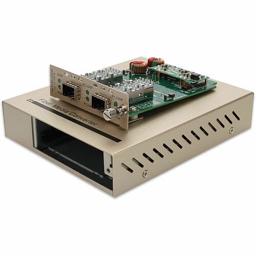 Addon ADD-MCC10G2SFP-SK-DC Transceivers/Media Converters Addon 10g Oeo Converter (3r Repeater) With 2 Open Sfp+ Slots Standalone Media Converter Card Kit Wit Addmcc10g2sfpskdc 199278005807