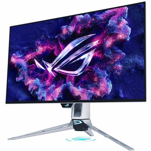 Asus PG27AQWP-W Monitors Asus Rog Swift Pg27aqwp-w 27" Class Wqhd Gaming Oled Monitor - 16:9 - Silver - 26.5" Viewable - Wole Pg27aqwpw 199291216419